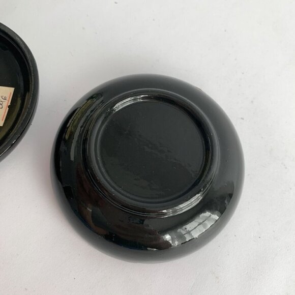 Vintage Ukraine Ukrainian Hand-Painted Trinket Bowl Dish Lidded Floral Lacquered - Picture 6 of 6